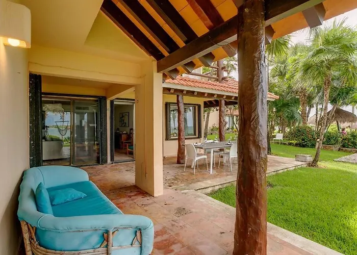 Front 3 Bedroom Cozy 8 Guests Puerto Aventuras
