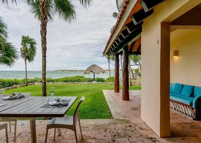 Front 3 Bedroom Cozy 8 Guests Apartamento Puerto Aventuras